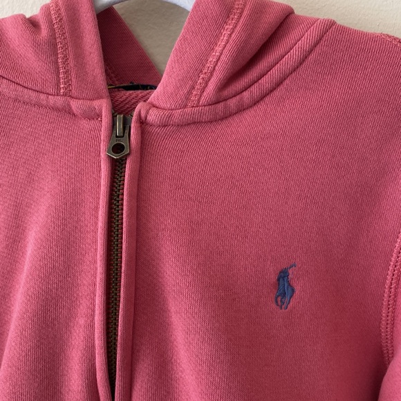 Polo Ralph Lauren kids zipped terry cloth hoodie size L - Picture 2 of 5